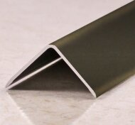 Алюминиевый уголок 25х25 мм PV64-10 коричневый матовый 2,7 м
