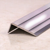Порог угловой алюминиевый ПО-24х10 серебро глянец 2,7 м Порог угловой алюминиевый ПО-24х10 серебро глянец 2,7 м