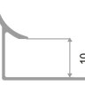 Заказать Уголок внутренний для плитки (раскладка) ПО-В10 бронза матовая 2,7 м Заказать Уголок внутренний для плитки (раскладка) ПО-В10 бронза матовая 2,7 м
