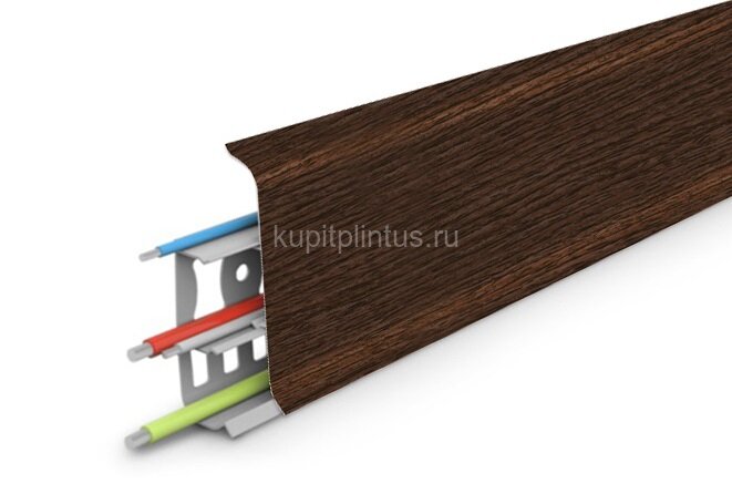 Заказать Напольный плинтус с кабель-каналом 70 мм Идеал Деконика Д-П70 301 венге 2,2 м Заказать Напольный плинтус с кабель-каналом 70 мм Идеал Деконика Д-П70 301 венге 2,2 м