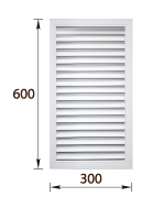 Решетка радиаторная 600х300 IDEAL РР6x3 белая