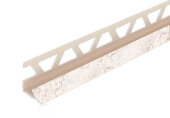 Уголок внутренний для плитки 10 мм IDEAL Вп10 103 Мрамор алебастровый 2,5 м