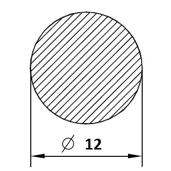 Заказать Алюминиевый пруток круглый 12 мм 3 м Заказать Алюминиевый пруток круглый 12 мм 3 м