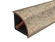 Плинтус для столешницы 14х14 Cezar Mini выпуклый 039 Золотой песок 3 м Плинтус для столешницы 14х14 Cezar Mini выпуклый 039 Золотой песок 3 м