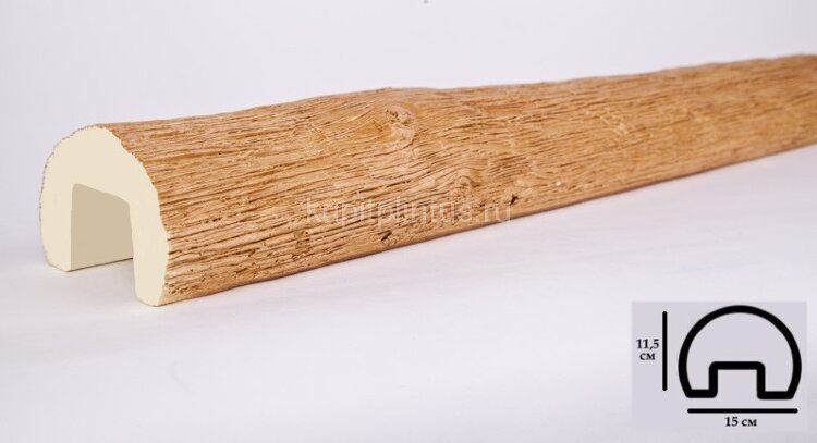 Заказать Декоративная балка из полиуретана 115х150 мм Уникс Ретро Р2 Орех 3 м Заказать Декоративная балка из полиуретана 115х150 мм Уникс Ретро Р2 Орех 3 м