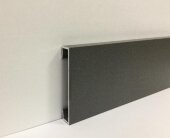 Напольный плинтус алюминиевый 40 ПТ-41 черный муар 3м Напольный плинтус алюминиевый 40 ПТ-41 черный муар 3м