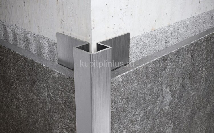 Заказать Стальной профиль закладной для плитки 10х37 мм FMP 10х37 S сатинированная сталь 2,7 м Заказать Стальной профиль закладной для плитки 10х37 мм FMP 10х37 S сатинированная сталь 2,7 м