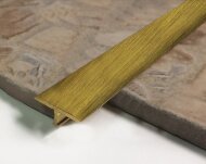 Профиль Т-образный из латуни Yakamoz ЛТ-26 латунь антик 2,7 м