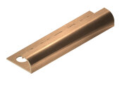 Профиль для плитки С-образный латунный 10 мм NEEXY PVL17-03 BAO брашированный 2.7м