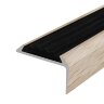 Заказать Порог угловой с черной резиновой вставкой Д01 КД Дуб беленый 2,7 м Заказать Порог угловой с черной резиновой вставкой Д01 КД Дуб беленый 2,7 м