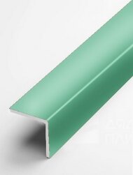 Алюминиевый уголок защитный 20х20 мм прямой PV74-33 бирюзовый Ral 6027 2,7 м Алюминиевый уголок защитный 20х20 мм прямой PV74-33 бирюзовый Ral 6027 2,7 м