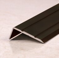 Порог угловой алюминиевый ПО-24х10 бронза матовая 2,7 м