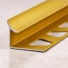 Заказать Уголок внутренний для плитки (раскладка) ПО-В10 золото матовое 2,7 м Заказать Уголок внутренний для плитки (раскладка) ПО-В10 золото матовое 2,7 м