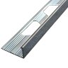 Профиль L-образный из алюминия ПО-Г12 серебро глянцевое 2,7 м