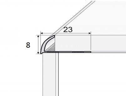 Заказать С-профиль алюминиевый 8 мм Effector A 538.00 золото 2,5 м Заказать С-профиль алюминиевый 8 мм Effector A 538.00 золото 2,5 м