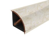 Плинтус для столешницы 14х14 Cezar Mini выпуклый 038 Иерусалимский песок 3 м Плинтус для столешницы 14х14 Cezar Mini выпуклый 038 Иерусалимский песок 3 м