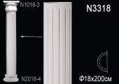 Полуколонна тело Перфект N3318 2000х180х90 мм Полуколонна тело Перфект N3318 2000х180х90 мм