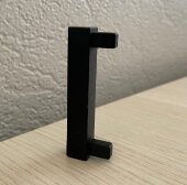 Заглушки металлические для плинтуса ПТ-41 М (кмп) черный муар Заглушки металлические для плинтуса ПТ-41 М (кмп) черный муар