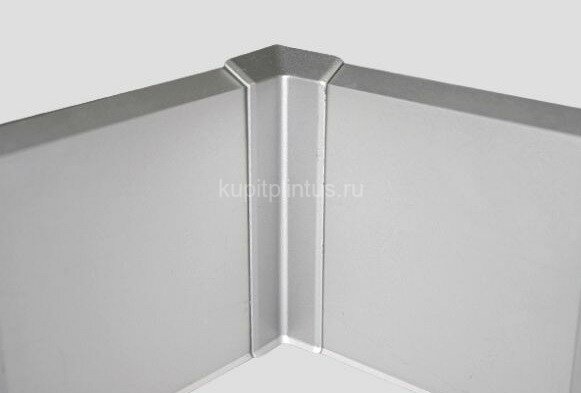 Заказать Уголок внутренний для плинтуса Евротрим F-100 2642 алюминий серебро Заказать Уголок внутренний для плинтуса Евротрим F-100 2642 алюминий серебро