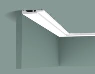 Плинтус с кабель-каналом гибкий Orac Decor Duropolymer Flex SX187F 2 м