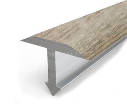 Заказать Декорированный Т-профиль из алюминия Т-26 КД Дуб венеция 2,7 м Заказать Декорированный Т-профиль из алюминия Т-26 КД Дуб венеция 2,7 м