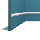 Молдинг Перфект Плюс P180 белый ударопрочный полимер 20х11х2000 мм Молдинг Перфект Плюс P180 белый ударопрочный полимер 20х11х2000 мм