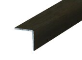 Уголок 30х30 мм алюминиевый КД Венге (декорированный) 2,7 м Уголок 30х30 мм алюминиевый КД Венге (декорированный) 2,7 м