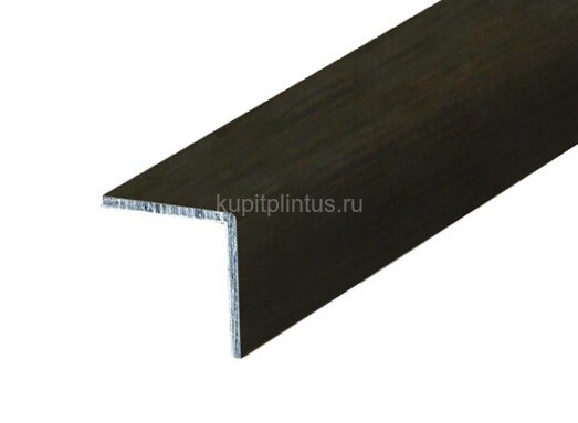 Заказать Уголок 30х30 мм алюминиевый КД Венге (декорированный) 2,7 м Заказать Уголок 30х30 мм алюминиевый КД Венге (декорированный) 2,7 м