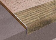 Порог угловой алюминиевый Д16 КД Дуб венский (декорированный) 2,7 м Порог угловой алюминиевый Д16 КД Дуб венский (декорированный) 2,7 м