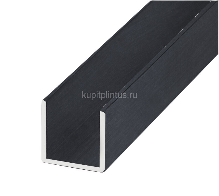Заказать Алюминиевый П-образный профиль ОП-502 под панель 4 мм 3 м черный Заказать Алюминиевый П-образный профиль ОП-502 под панель 4 мм 3 м черный