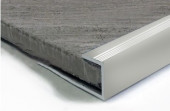 Алюминиевый профиль для ламината оконечный Panel "L" 10 мм PV59-00 натуральный 2,7 м