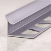 Уголок внутренний для плитки (раскладка) ПО-В10 серебро матовое 2,7 м