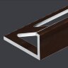Заказать Алюминиевый L-профиль 12 мм PV03-38 темно-коричневый Ral 8017 2,7 м Заказать Алюминиевый L-профиль 12 мм PV03-38 темно-коричневый Ral 8017 2,7 м