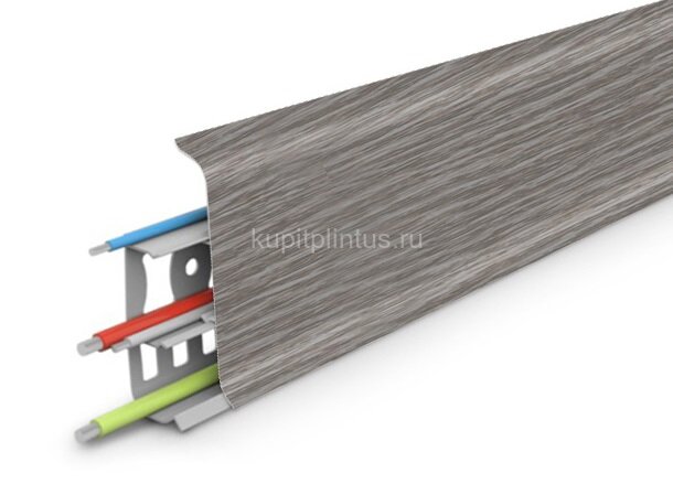 Заказать Напольный плинтус с кабель-каналом 70 мм Идеал Деконика Д-П70 210 дуб пепельный 2,2 м Заказать Напольный плинтус с кабель-каналом 70 мм Идеал Деконика Д-П70 210 дуб пепельный 2,2 м