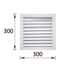 Решетка радиаторная 300х300 IDEAL РР3x3 белая