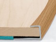 Гибкий П-образный профиль окантовочный 10 мм Effector S 93 28 Бук Светлый 2,5 м