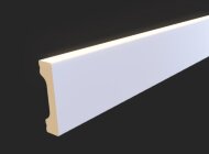 Напольный плинтус 40х10 мм Hiwood W40V1 из полистирола 2 м Напольный плинтус 40х10 мм Hiwood W40V1 из полистирола 2 м