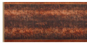 Цветная декоративная панель Decomaster B15-767 Коричневый-золото 150х9х2400 мм