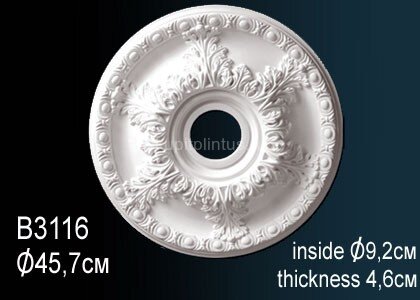 Заказать Потолочная розетка Перфект B3116 456 мм Заказать Потолочная розетка Перфект B3116 456 мм