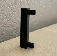 Заглушки металлические для плинтуса ПТ-41 М (кмп) черный Заглушки металлические для плинтуса ПТ-41 М (кмп) черный