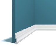 Напольный плинтус 15х50 мм Перфект Плюс P107 белый 2 м Напольный плинтус 15х50 мм Перфект Плюс P107 белый 2 м