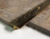 Профиль Т-образный из латуни Yakamoz ЛТ-26 латунь шлифованная 2,7 м