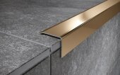 Стальной порог угловой 25x10 мм FC 10 GP золото полированное 2,7 м Стальной порог угловой 25x10 мм FC 10 GP золото полированное 2,7 м