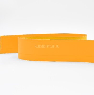 Заказать Гибкий плинтус напольный 65 мм ПГ65 оранжевый самоклеющийся бухта 6м Заказать Гибкий плинтус напольный 65 мм ПГ65 оранжевый самоклеющийся бухта 6м