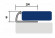 Заказать Раскладка наружняя (зубчатая) из алюминия РН9 Бронза РЕ (анодированный) 2,7 м 