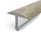 Декорированный Т-профиль из алюминия Т-18 КД Дуб венеция 2,7 м Декорированный Т-профиль из алюминия Т-18 КД Дуб венеция 2,7 м