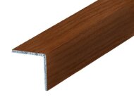 Уголок 30х30 мм алюминиевый Л Вишня (ламинированный) 2,7 м