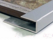 Алюминиевый профиль для ламината оконечный Panel "L" 10 мм PV44-00 натуральный 2,7 м