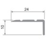 Заказать Порог угловой алюминиевый ПО-24х10 серебро матовое 2,7 м Заказать Порог угловой алюминиевый ПО-24х10 серебро матовое 2,7 м