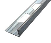 Профиль L-образный из алюминия ПО-Г8 серебро глянцевое 2,7 м